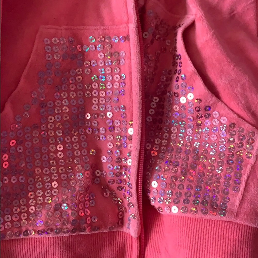 pink zip up jacket